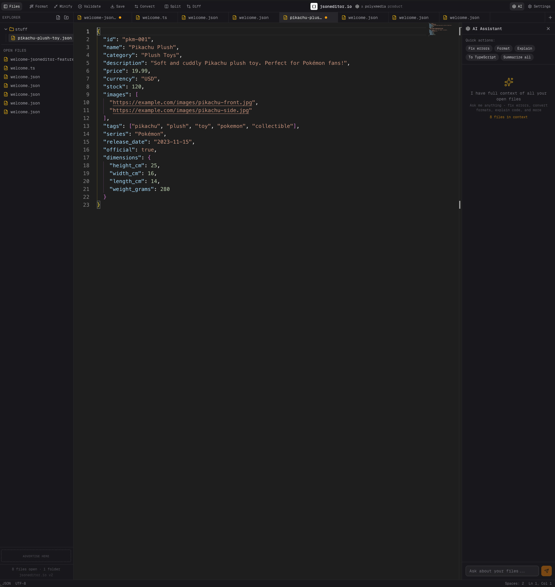 JSONEditor.io